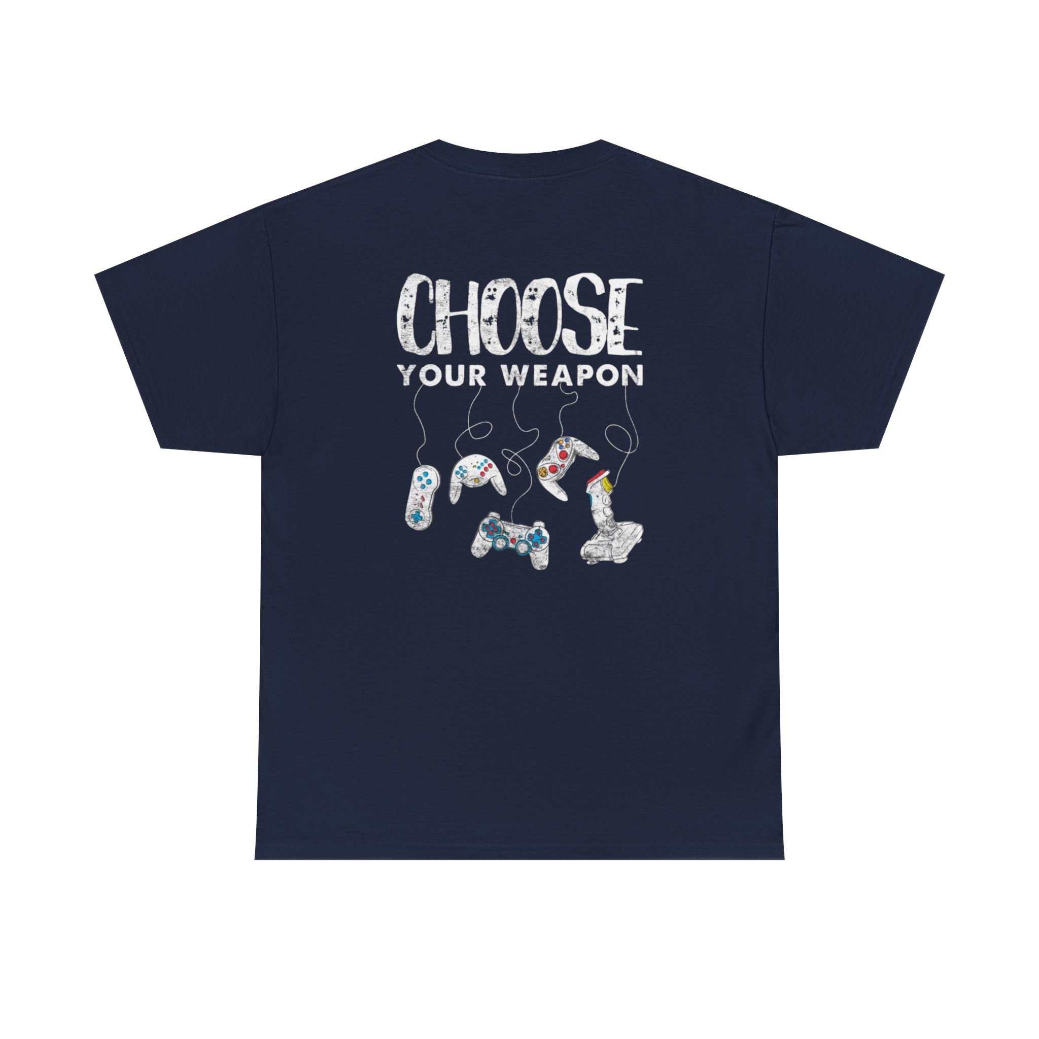 Gamer Retro Controller Tee | Choose Your Weapon Graphic T-Shirt - Görsel 22
