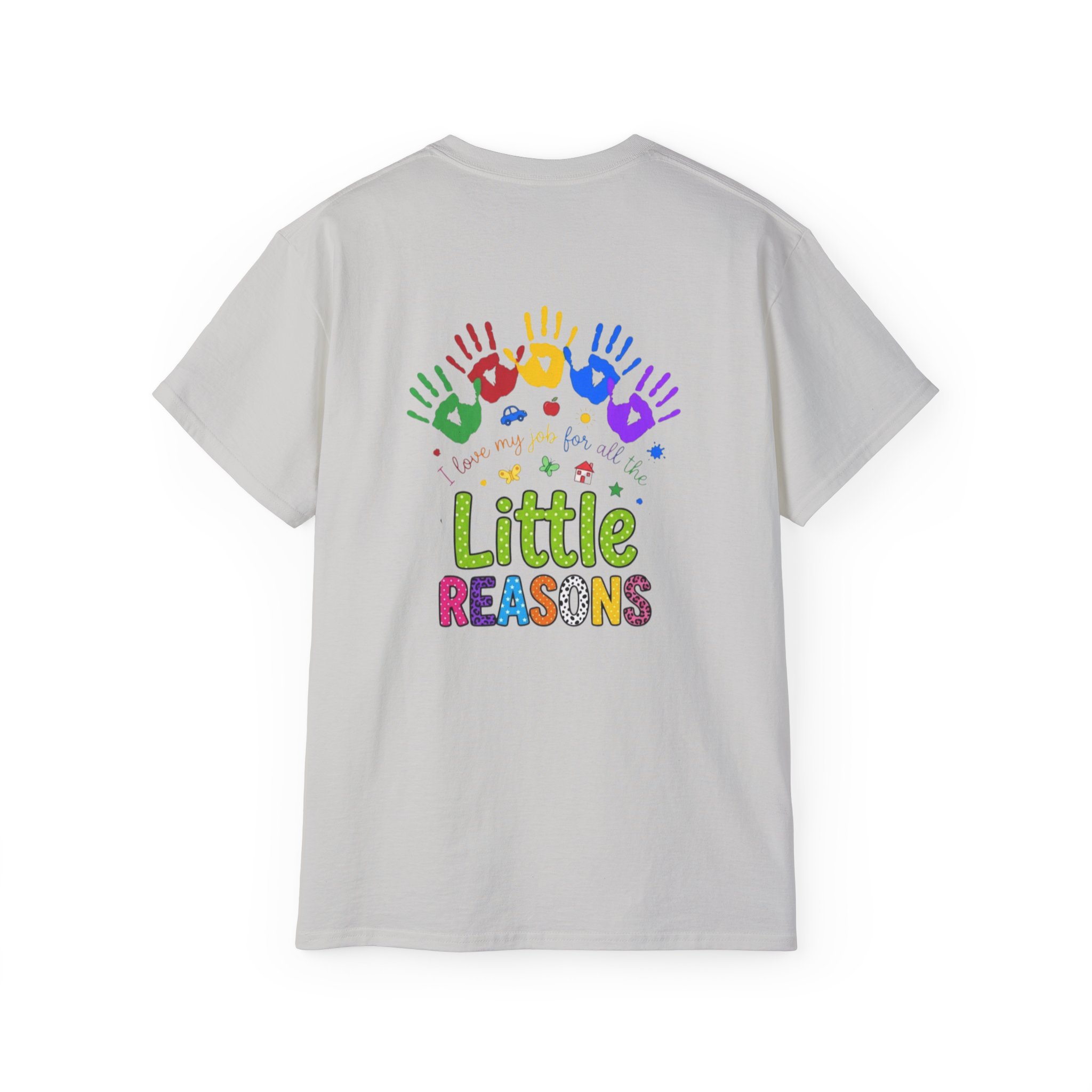 Colorful Handprints Little Reasons Tee | Kids Charity Awareness Shirt - Görsel 10