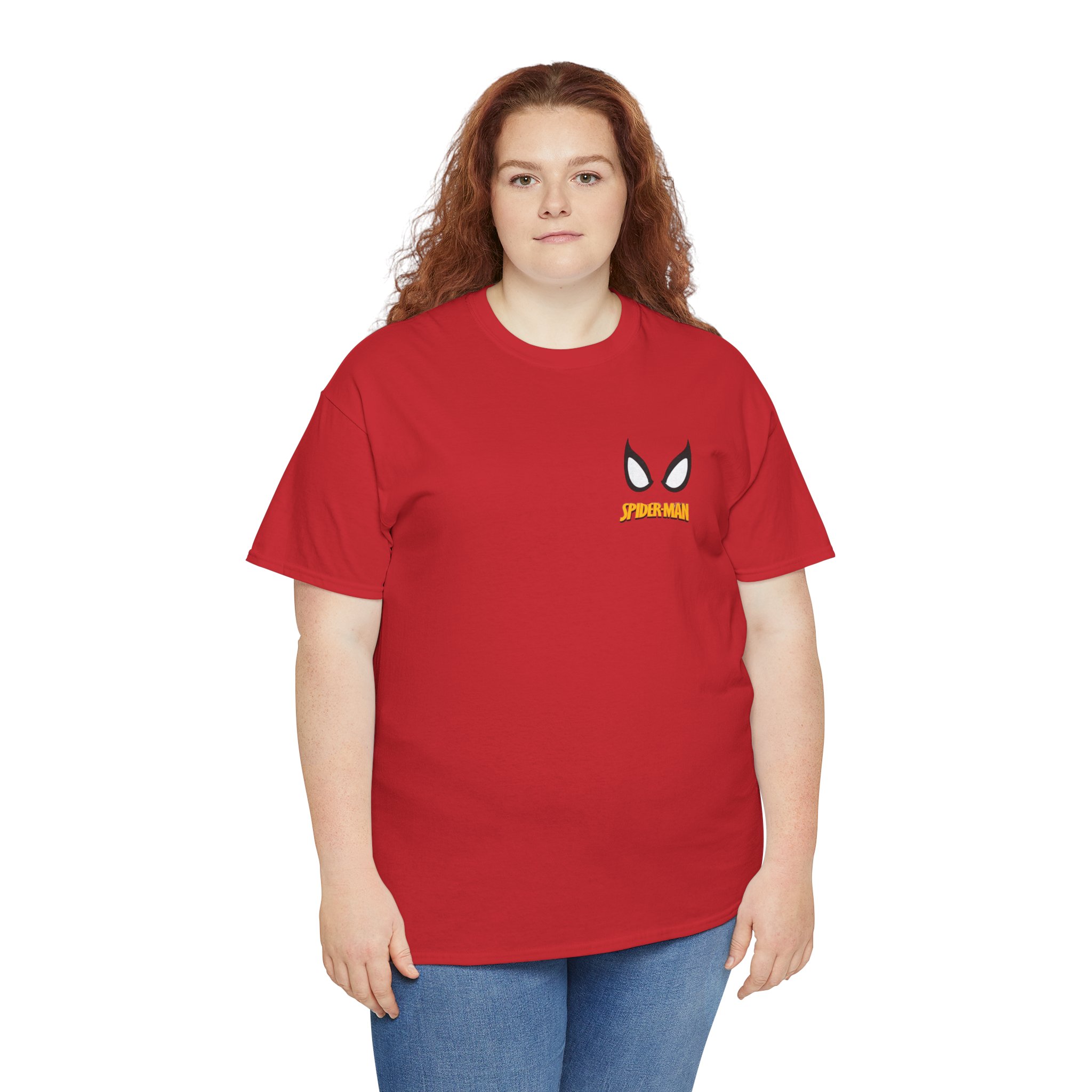 Spider Hero Hoodie Graphic Tee | Spider-Man Inspired Spiderweb Back Print - Görsel 4