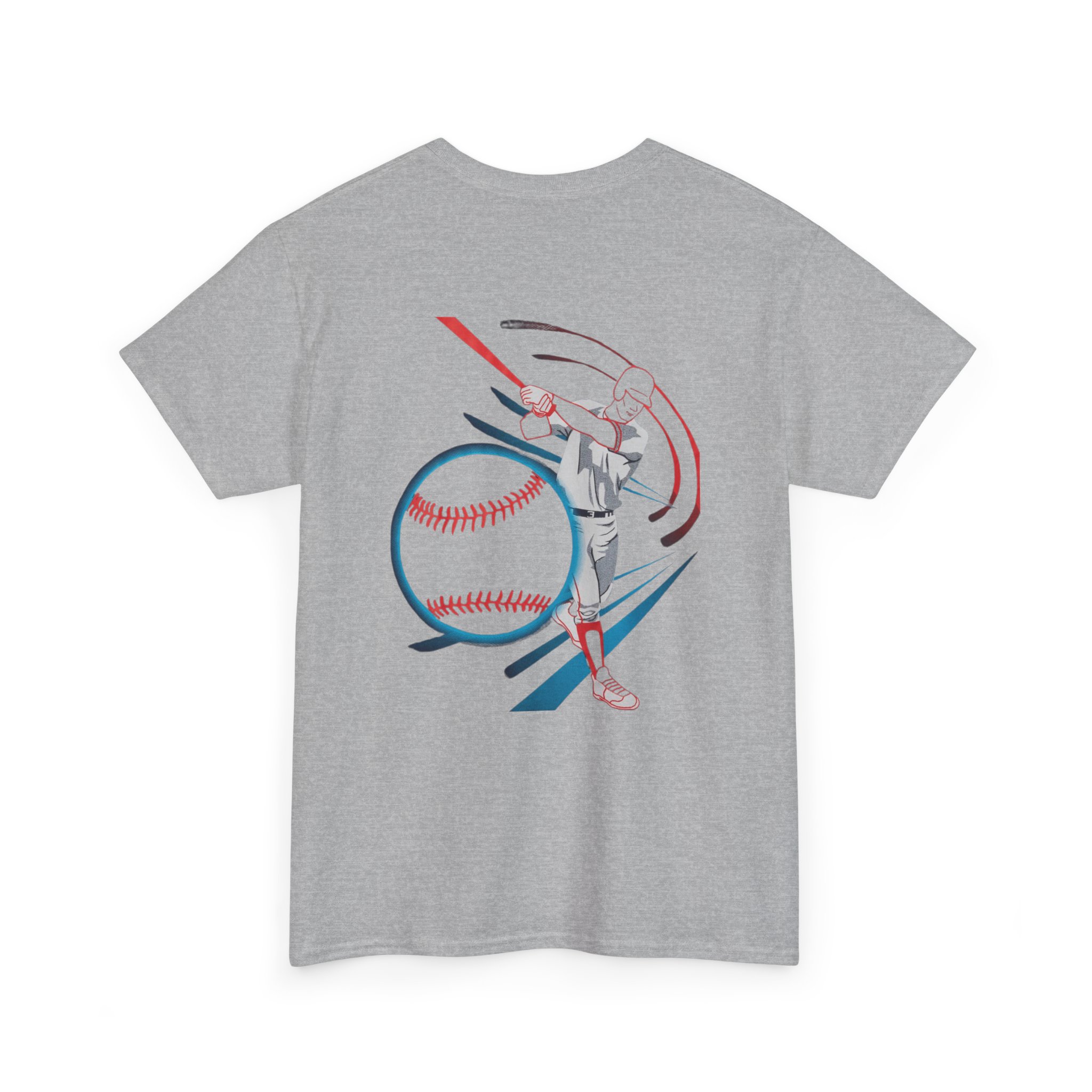 Baseball Batter Graphic Tee | Baseball Player Illustration, Sport Shirt - Görsel 10