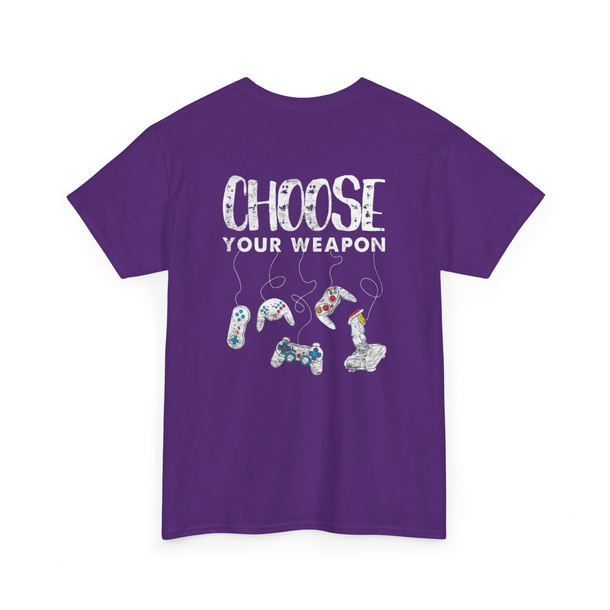 Gamer Retro Controller Tee | Choose Your Weapon Graphic T-Shirt - Görsel 28