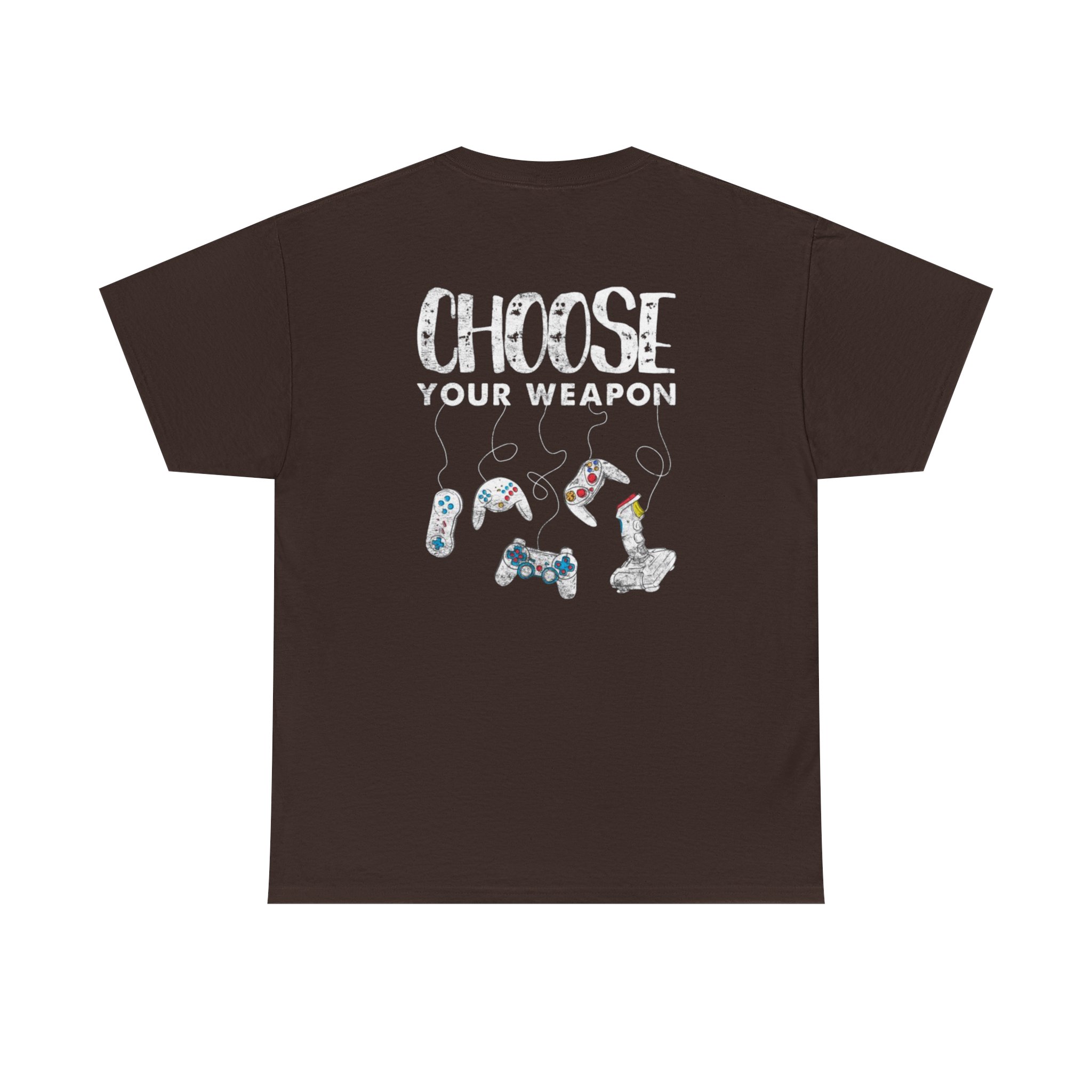 Gamer Retro Controller Tee | Choose Your Weapon Graphic T-Shirt - Görsel 10