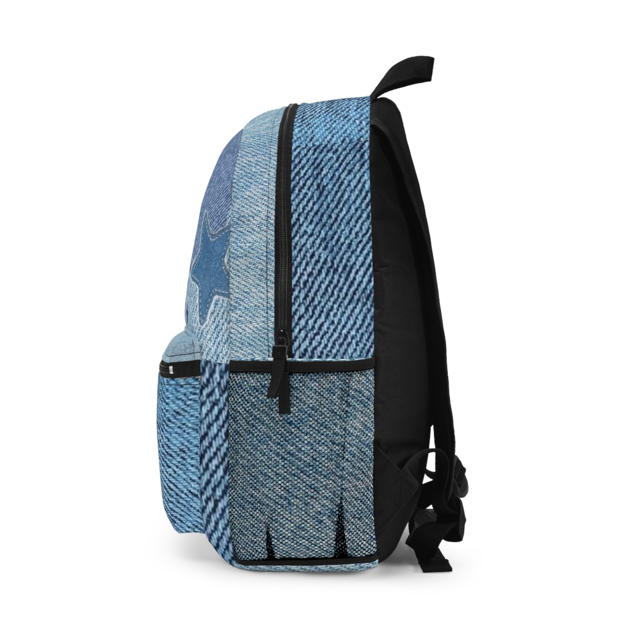 Dance denim print Backpack | 'There's a Song for That' music dance design - Görsel 3