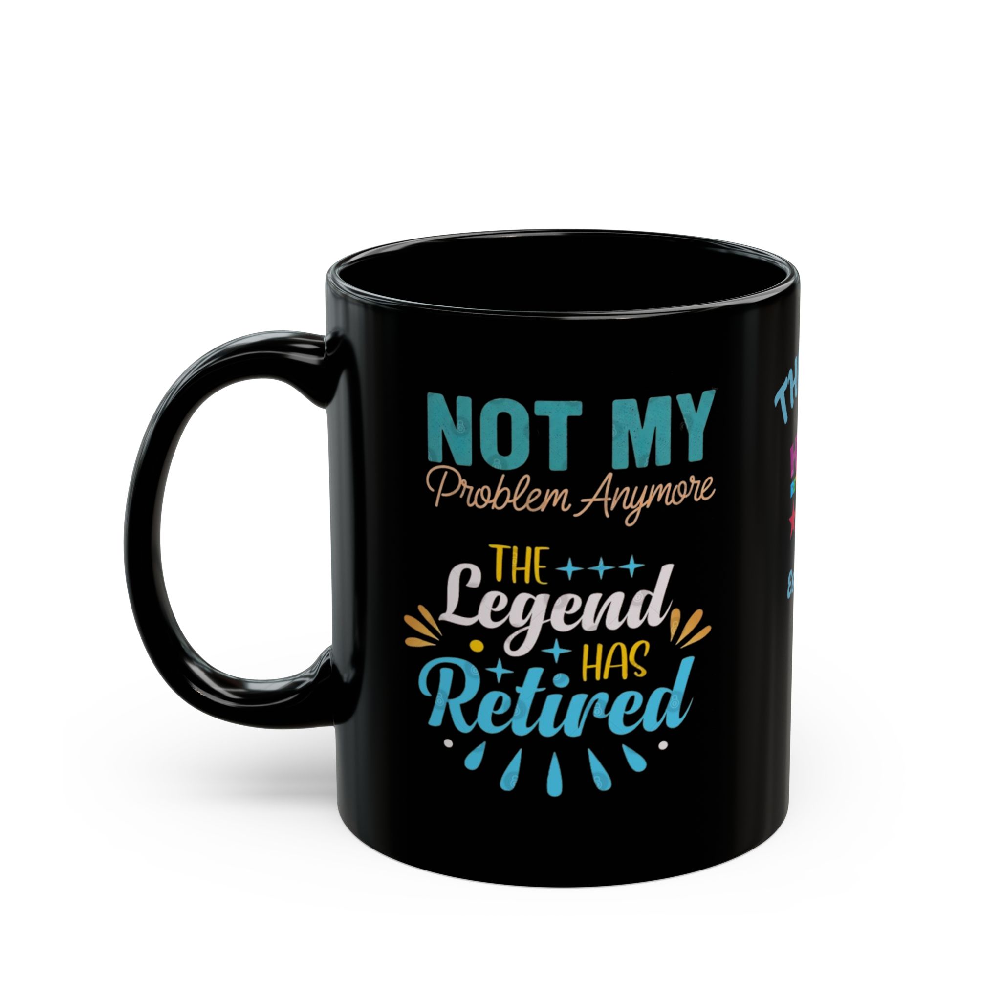 Personalized Name and Date Retirement Coffee Mug |The Legend Has Retired Mug - Görsel 5