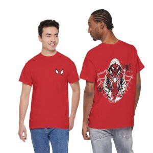 Hooded Spider Hero Tee | Graphic Spider-Man Style Backprint