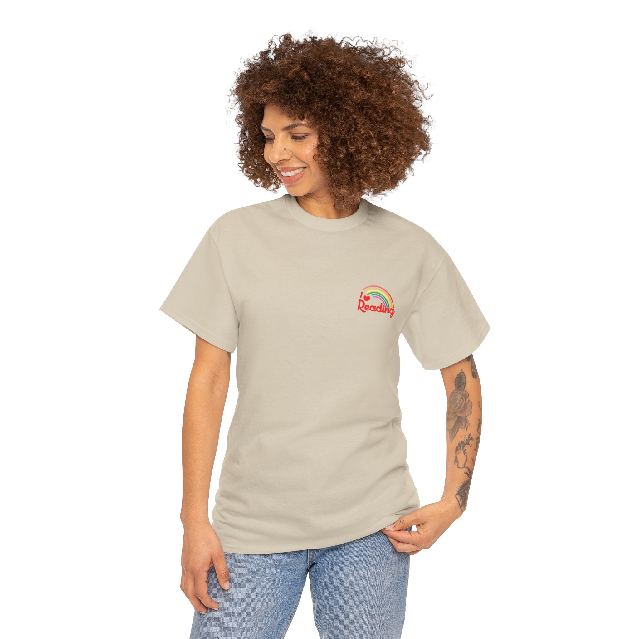 Booked for the Summer Tee | Reading Beach Book Stack Tee - Görsel 9
