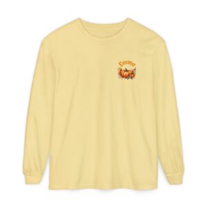Family Happy Thanksgiving Long Sleeve T-Shirt | Personalized Name Option