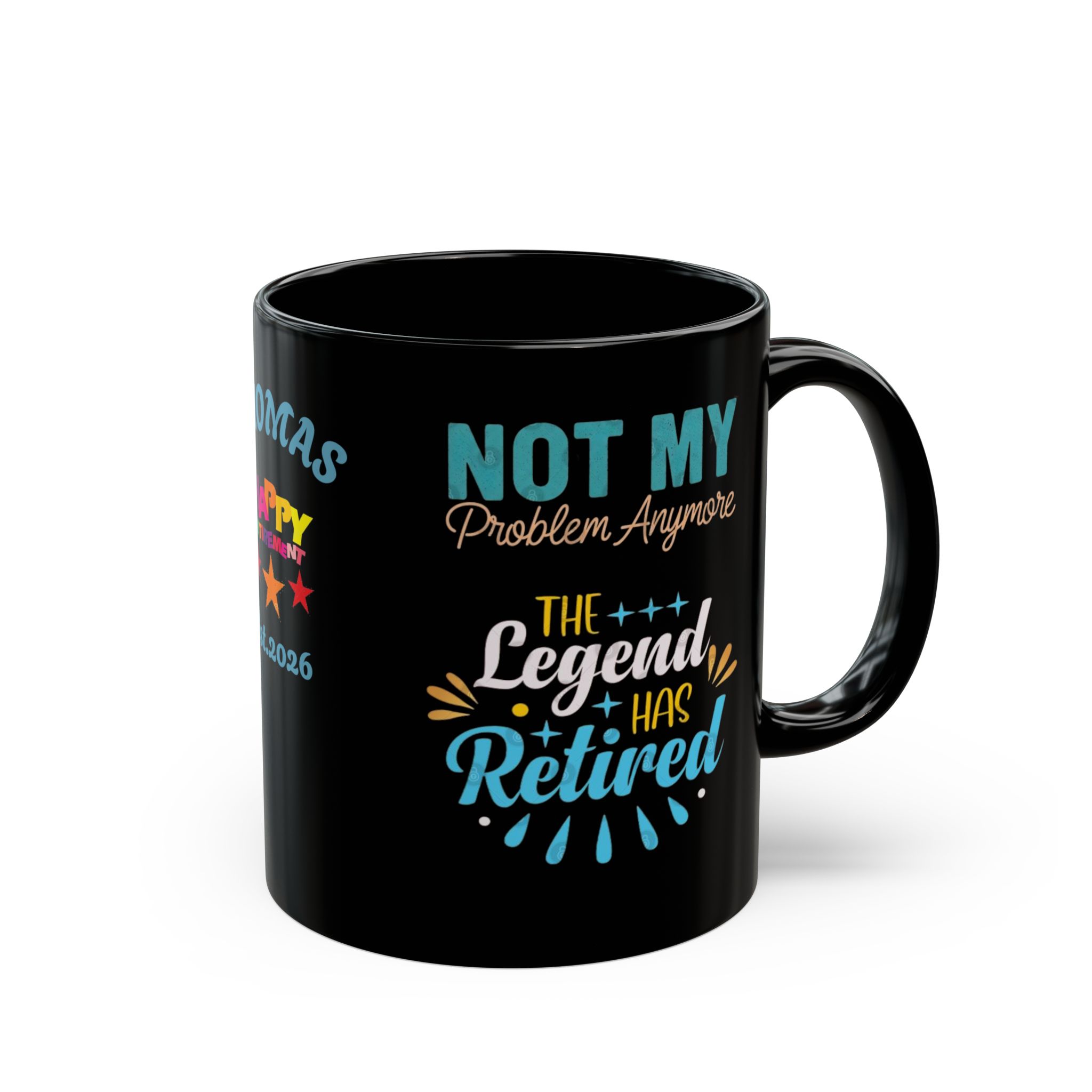 Personalized Name and Date Retirement Coffee Mug |The Legend Has Retired Mug - Görsel 7