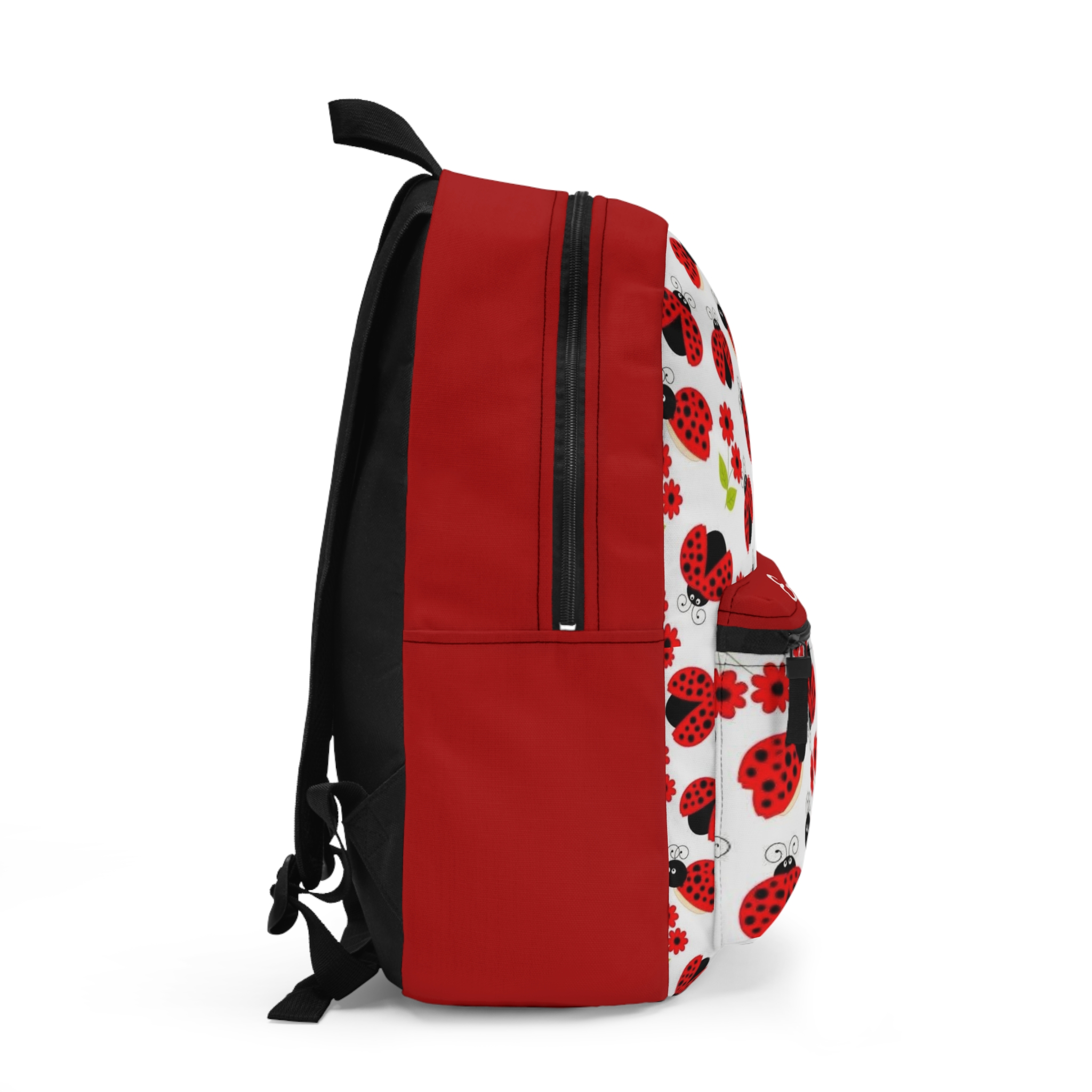 Ladybug Pattern Backpack | Personalized Kids School Bag - Görsel 2