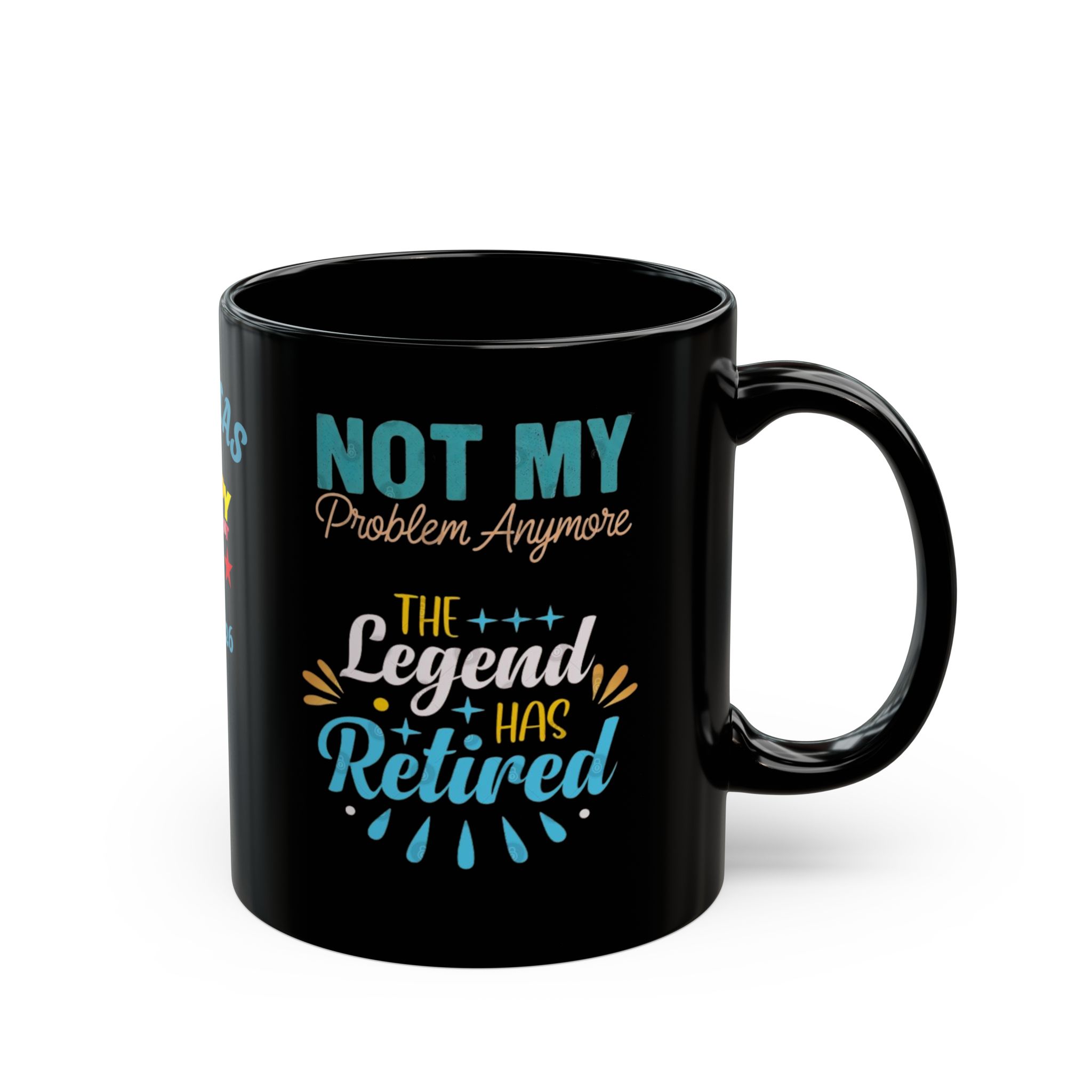 Personalized Name and Date Retirement Coffee Mug |The Legend Has Retired Mug - Görsel 4