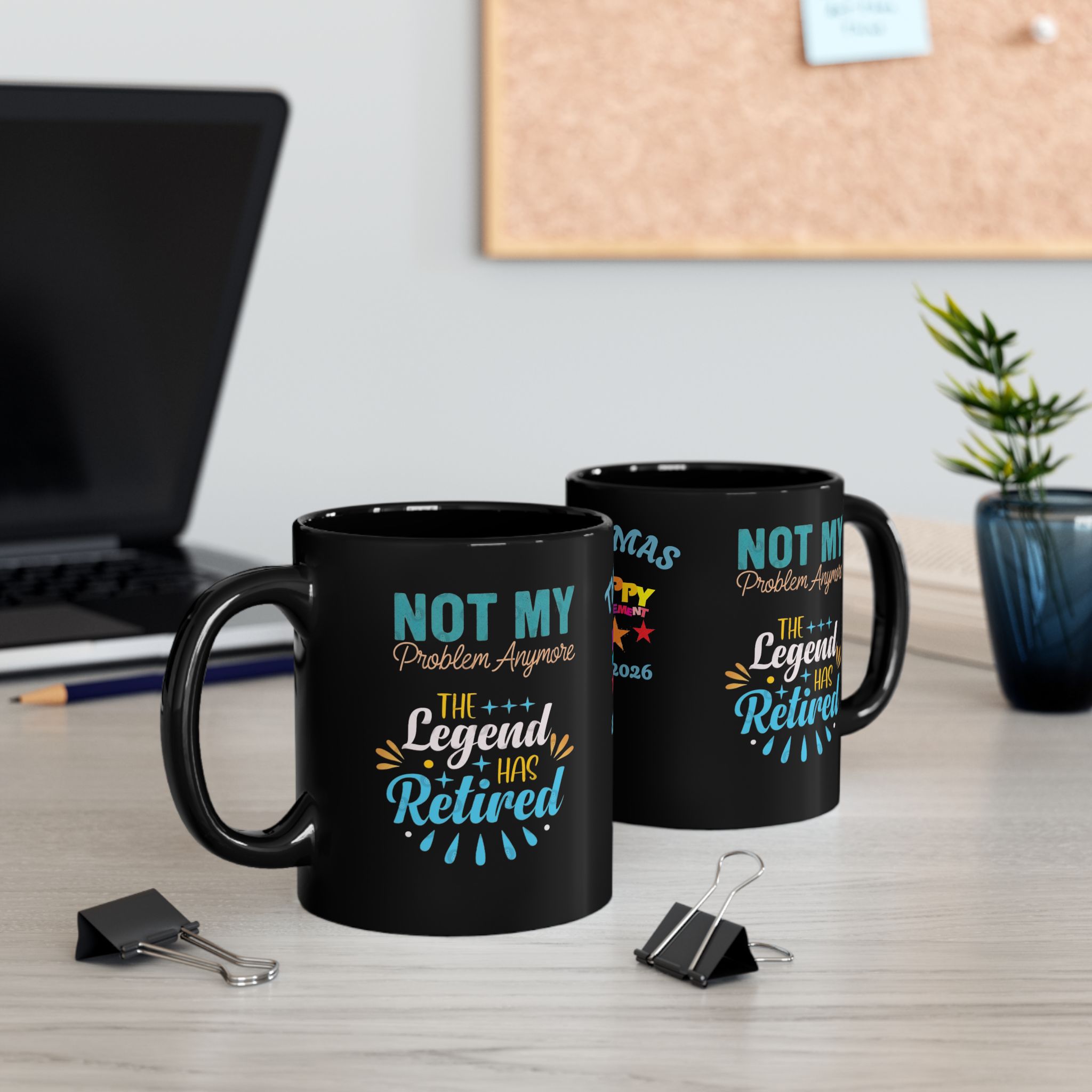 Personalized Name and Date Retirement Coffee Mug |The Legend Has Retired Mug - Görsel 9