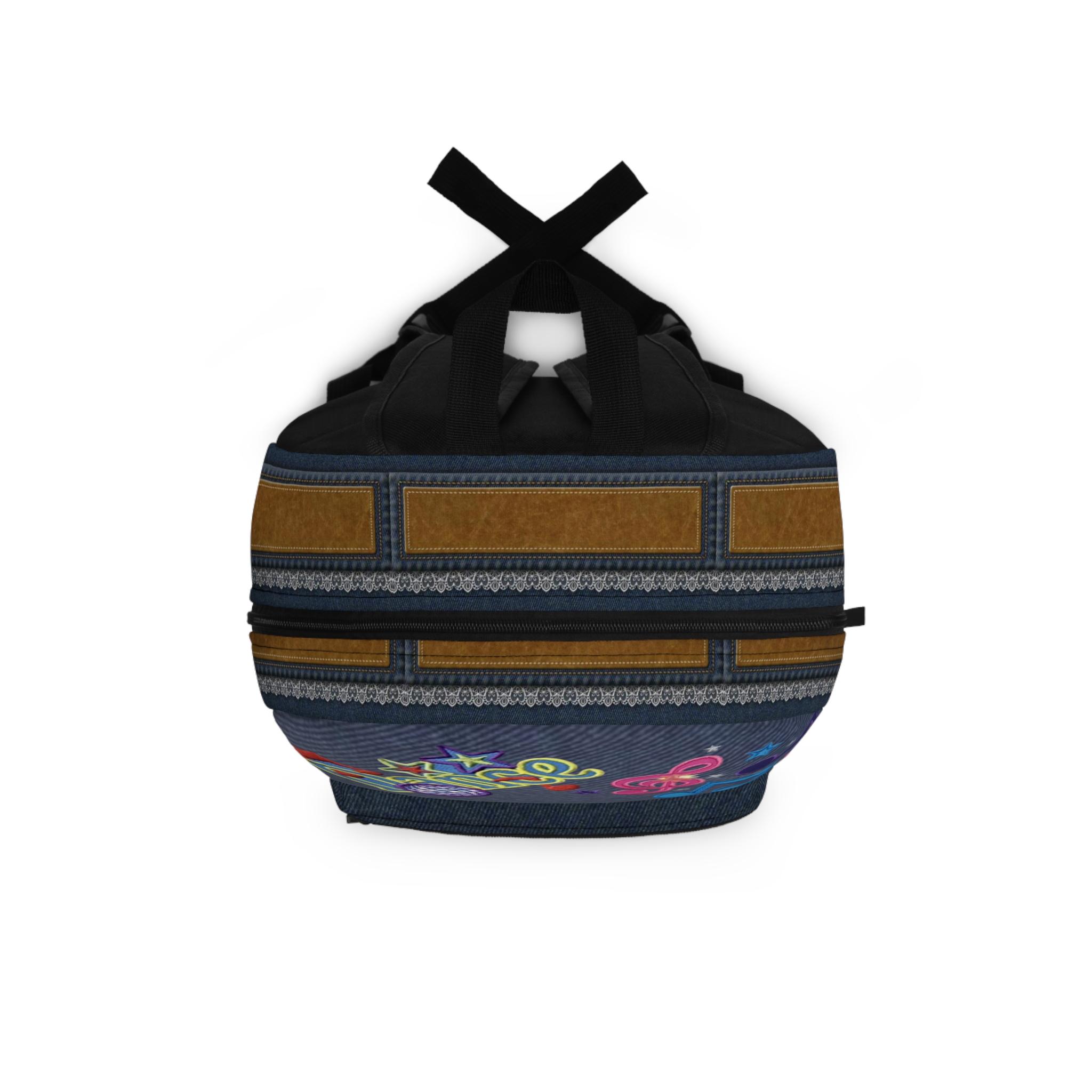 Personalized Dance Denim Backpack | Kids Name Embroidered Style - Görsel 9