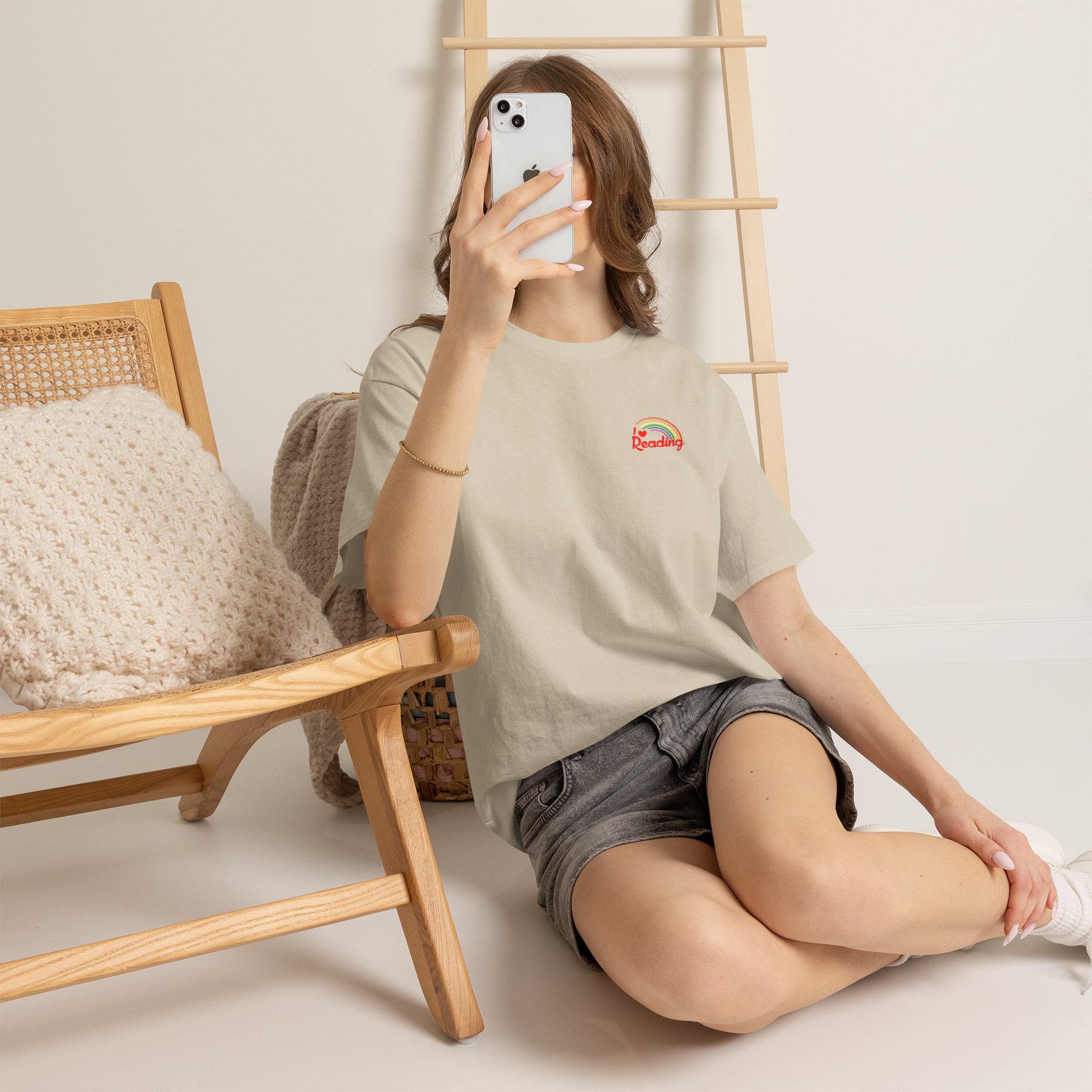 Booked for the Summer Tee | Reading Beach Book Stack Tee - Görsel 8