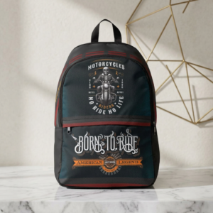 Born to Ride Motorcycle Backpack | Biker Skull Rider, American Legend